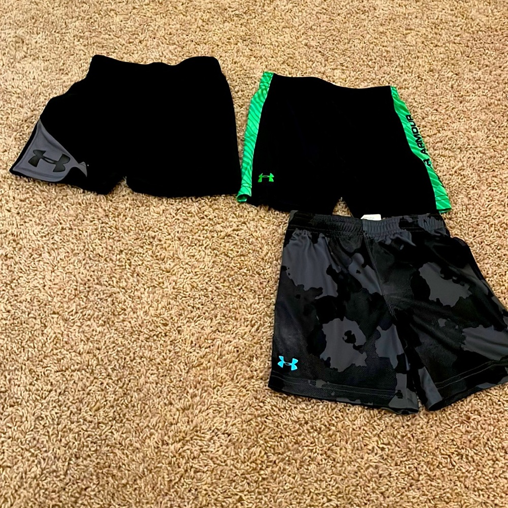 (3) Under Armour 3T shorts